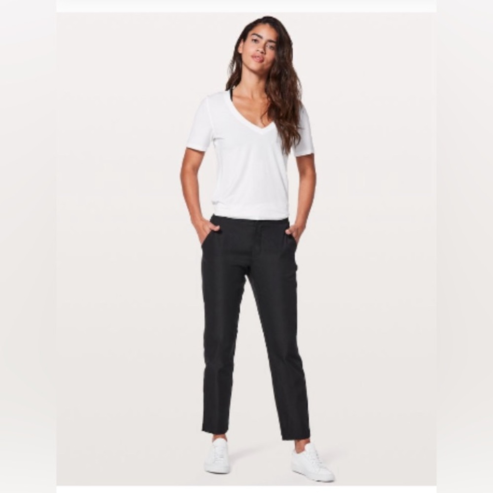 Lululemon City Trek 28” Pants Black Size 10 Good condition